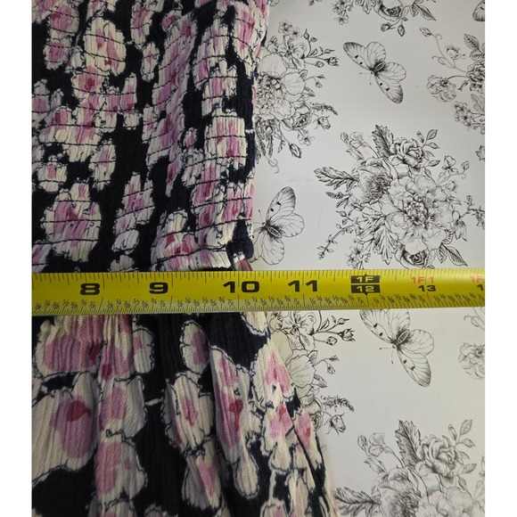 Abercrombie & Fitch Midi Dress Y2K Milkmaid Floral Cottagecore Fairycore Vacay - Picture 8 of 10